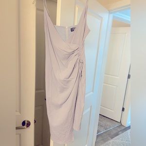 4Sienna Dusty Blue Midi Dress Size Medium